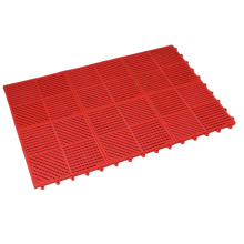 Pure PVC Soft Plastic Drainage Non Slip Entrance Mats Vinyl Grid Shower Bath Tub Flooring Indoor Interlocking Tile Bathroom Mat